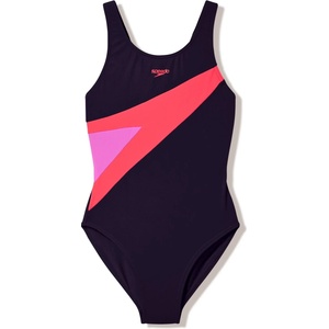 Speedo Детски бански костюм Speedo Kid's Hyperboom Butterfly Back Swimsuit - Anthracite / Post It Pink / Neon Jelly - размер 128 (EU) (750-3078-0113)
