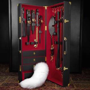 SuperLove Luxury Bondage Suitcase Cow Leather 17 pcs