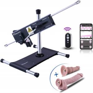 HiSmith Quadruple Penetration Fucking Machine HS08-App with Remote and App