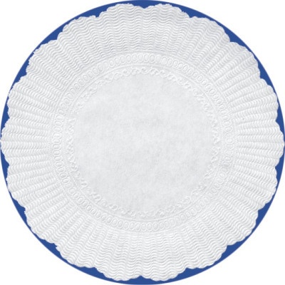 Rozetky průměr 30 cm - bílé (500 ks)