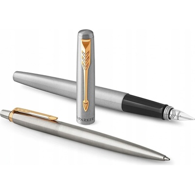 Parker Jotter Stainless Steel GT sada plnicí pero a kuličková tužka 1501/1563257 – Zboží Dáma