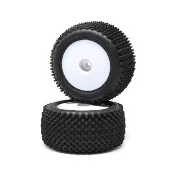 Losi Задно колело с гума Pin, блестящ диск (2): Mini-T 2.0