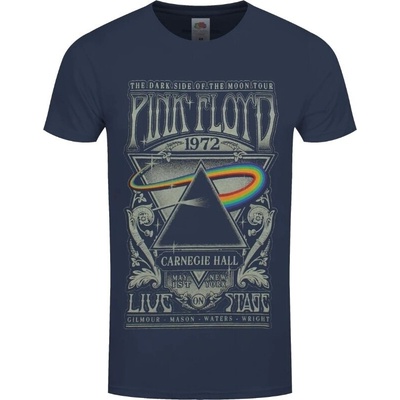 Pink Floyd Carnegie Hall Poster Navy Blue L Дамски Риза (PFTEE78LN03)
