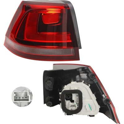 ZADNÍ SVĚTLO, LAMPA LEVÉ KOMBI (VARIANT) VOLKSWAGEN GOLF VII (5K), 10.12- OE: 5G9945095A, 5G9945095D 045220, 45220 Valeo | Zboží Auto