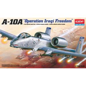 Academy Комплект модел самолет 12402 - a-10a "operation iraqi freedom" (1: 72)
