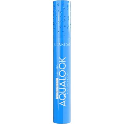 Claresa Aqualook Waterproof Mascara vodeodolná maskara pre objem a dĺžku Black 8 g