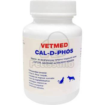 VetMed Cal-d-phos - таблетки калций с фосфор за подсилване на костите 75 бр