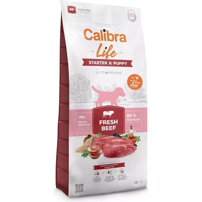 Calibra Dog Life Starter & Puppy Fresh Beef 12 кг