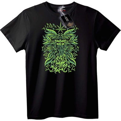 NOONEBRAND Тениска с Канабис - 4XL, Black