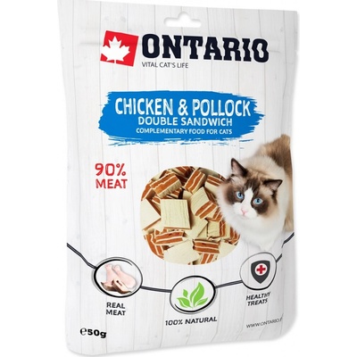 Ontario dvojitý sendvič kuracie a treska 50 g