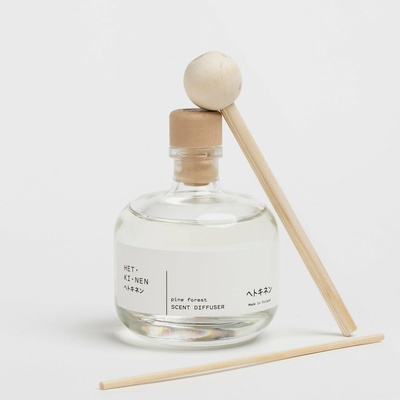 Hetkinen Ekologický difuzér s drevenými tyčinkami Pine Forest Borovicový les 100 ml
