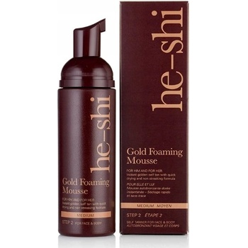 He-Shi samoopalovací mléko na obličej i tělo s rychlým nástupem účinku 150 ml