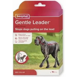 Beaphar Gentle Leader повод за глава срещу дърпане за едри породи