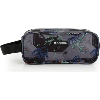 Gabol Ученически несесер Gabol Bugs с три ципа, мек