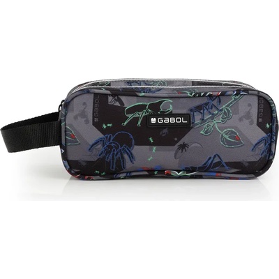 Gabol Ученически несесер Gabol Bugs с три ципа, мек