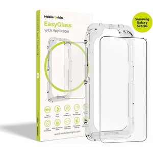 Mobile Origin Калено стъклено защитно покритие за дисплея на Samsung Galaxy S26 - Mobile Origin EasyGlass Full Cover Tempered Glass With Applicator (черен-прозрачен) (EGA-GS26)