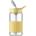 Buydeem CD1017 Portable Glass Straw Bottle 500 ml, Mellow Yellow (CD1017-MY)