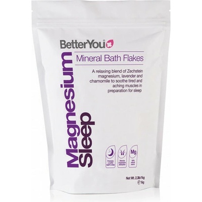 BetterYou Magnéziové vločky do kúpeľa pre lepší spánok 1 kg