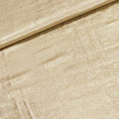 Šatovka polyesterová N7164, béžová, zlatý lesk, š.150cm (látka v metráži)