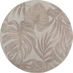 Ayyildiz Бежов кръгъл килим за открито и закрито ø 160 cm Desert 1302 - Ayyildiz Carpets (DESERT1601601302BEIGE)