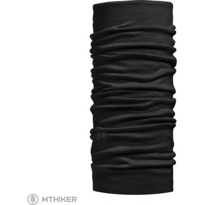 Buff Merino Lightweight nákrčník solid black