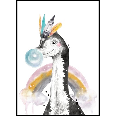Jen tak z lásky Plakát Malý Brachiosaurus Rozměr plakátu: 40 x 50 cm, Varianta Brachiosaura: Brachiosaurus indián