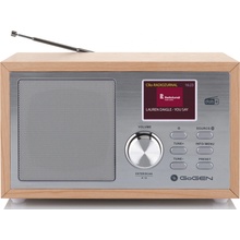 GoGEN DAB 620 BTCS strieborný/hnedý