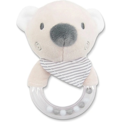 Lorelli Бебешка дрънкалка с ринг Lorelli - Мече, бежова (10191360008)