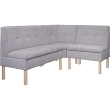 MI-KO Rohová lavice Beata 170 x 130 cm Friga 7111 černá