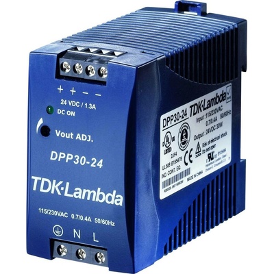 TDK-Lambda DPP30-24 sieťový zdroj na montážnu lištu (DIN lištu), 24 V/DC, 1.3 A, 30 W, výstupy 1 x