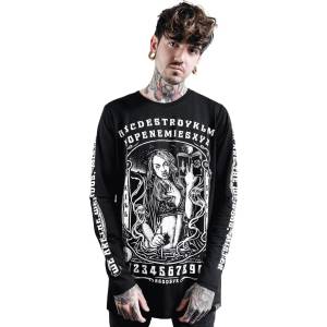 KILLSTAR мъжка тениска дълъг ръкав killstar - Заклинател - ЧЕРЕН - ksra001825