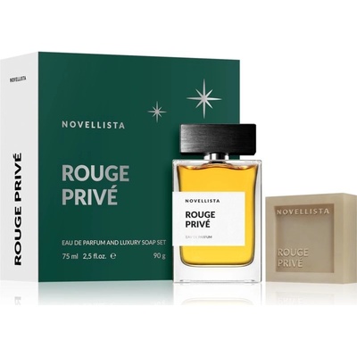 NOVELLISTA Rouge Prive EDP 75 ml + tuhé mydlo 90 g darčeková sada
