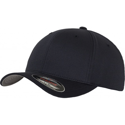 6 panelová vlněná česaná Flexfit 6277 dark navy