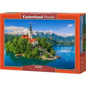 Castorland Пъзел Castorland от 500 части - Блед, Словения (B-54114)