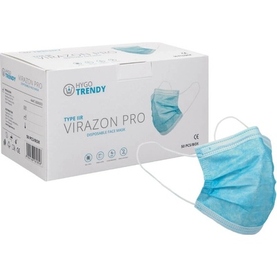 Hygotrendy VIRAZON PRO modrá 3vrstvá 50 ks