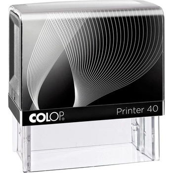 Colop Печат Printer 40, правоъгълен, 23 x 59 mm, черен (1085120040)