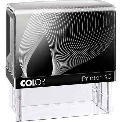 Colop Печат Printer 40, правоъгълен, 23 x 59 mm, черен (1085120040)