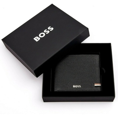 HUGO BOSS Мъжко черно кожено портмоне Hugo Boss Iconic HLW421A Hugo Boss | Mnogotsveten | МЪЖЕ | UNI