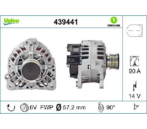 Alternátor VALEO 439441