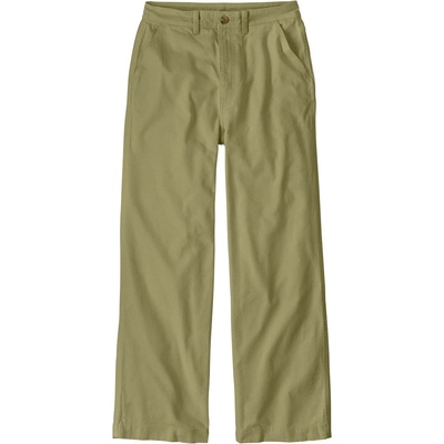 Patagonia Дамски ежедневен панталон Patagonia Women's Point Reyes Canvas Wide Leg Pants Casual trousers - Gumtree Green - размер 40 (EU) (107-3941-0515)