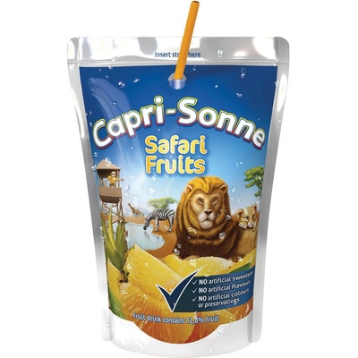 Capri-Sun Safari Fruits nesýtený nealkoholický ovocný nápoj 200 ml