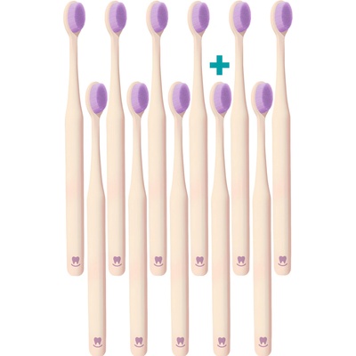 Nanosmile Zubní kartáček ProCare Ivory Ultrajemný 8+3 ks