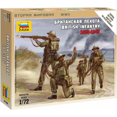 Zvezda British Infantry 1939-42 6166 1:72