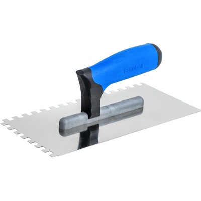 KUBALA Hladítko nerezové zubové softgrip | 270x130 mm, zub 8x8 mm