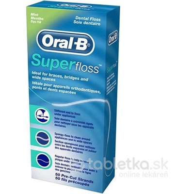 Oral-B Super floss Mint 50 ks