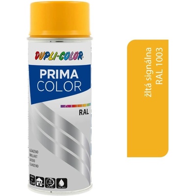 Dupli-color Prima RAL1003 400 ml žltá signálna lesk