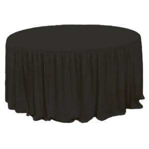 Horecano HORECANO-Драперия за маса ф180xh74cm - BLACK L5, 65m (HC-16147) (0116147)