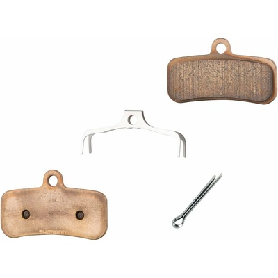 Shimano destičky brzdové SH D02S kovové s pružinou – Zboží Dáma