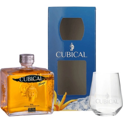 Cubical Mango 37,5% 0,7 l (darčekové balenie 1 pohár)