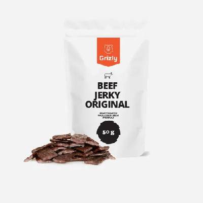 Grizly Jerky sušené hovädzie mäso originál 50 g